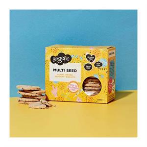 Angelic Multi Seed Plant Based Savoury Biscuits 142g
